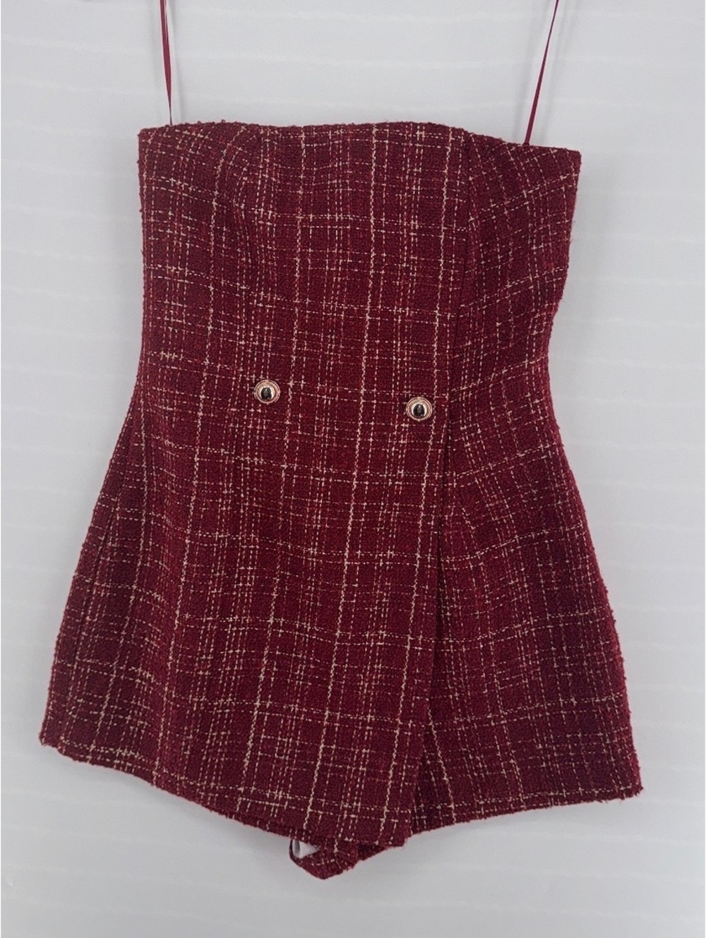 VICI Starlit Romance Tweed Romper, NWOT Women’s Small - Picture 3 of 8